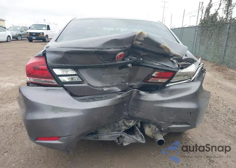 2014 Honda Civic Ex z USA, uszkodzony, nr VIN 19XFB2F86EE081002